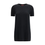 Gucci Black Wool Oves Aries Casual Dress