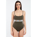 Moschino Bicolor Cotton Bodysuit