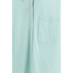 Guest in Residence Blue Cashmere Dress Shirt Guest in Residence