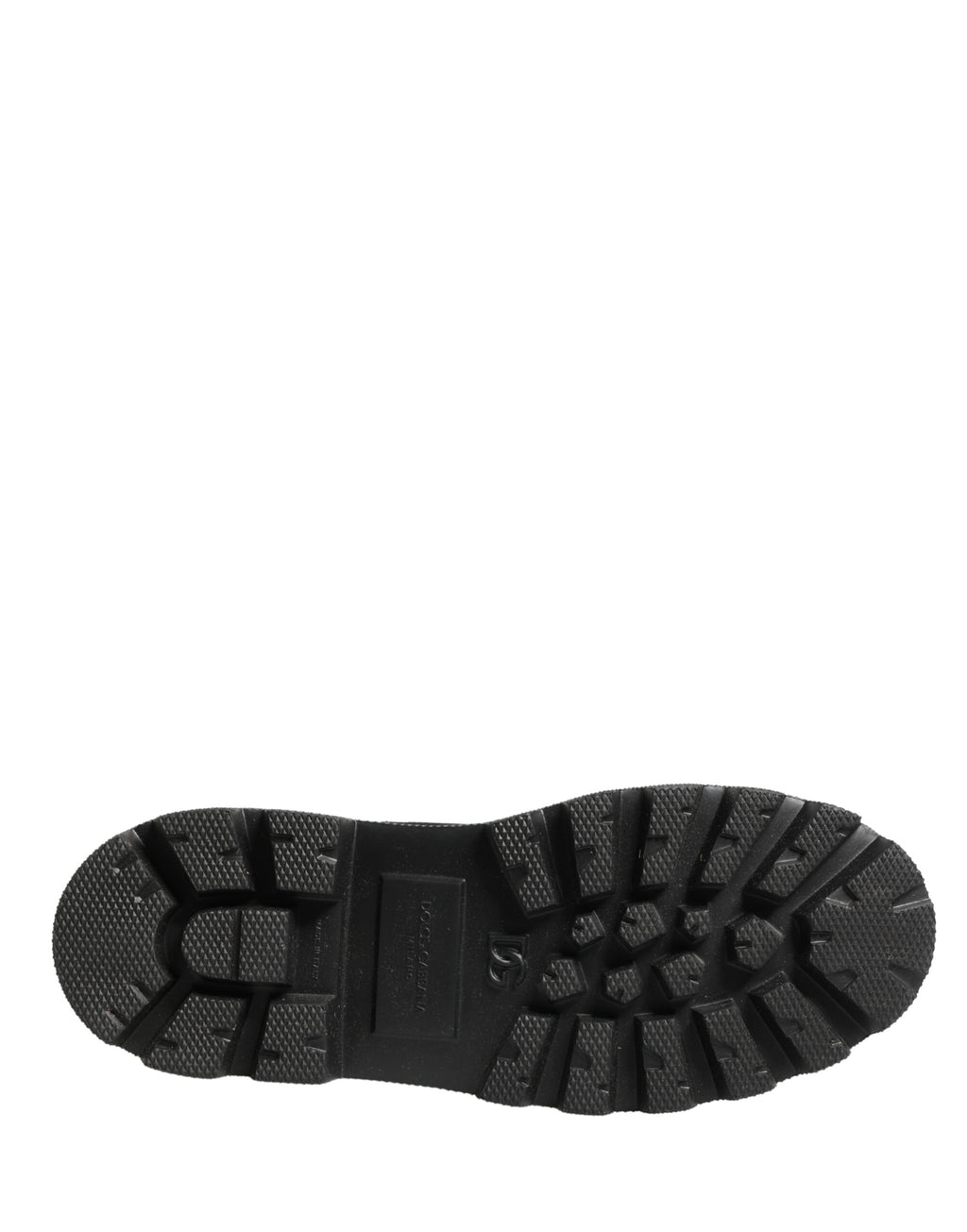 Dolce & Gabbana Black Leather Trek Sole Combat Boots Shoes - Eljoys Fashion 