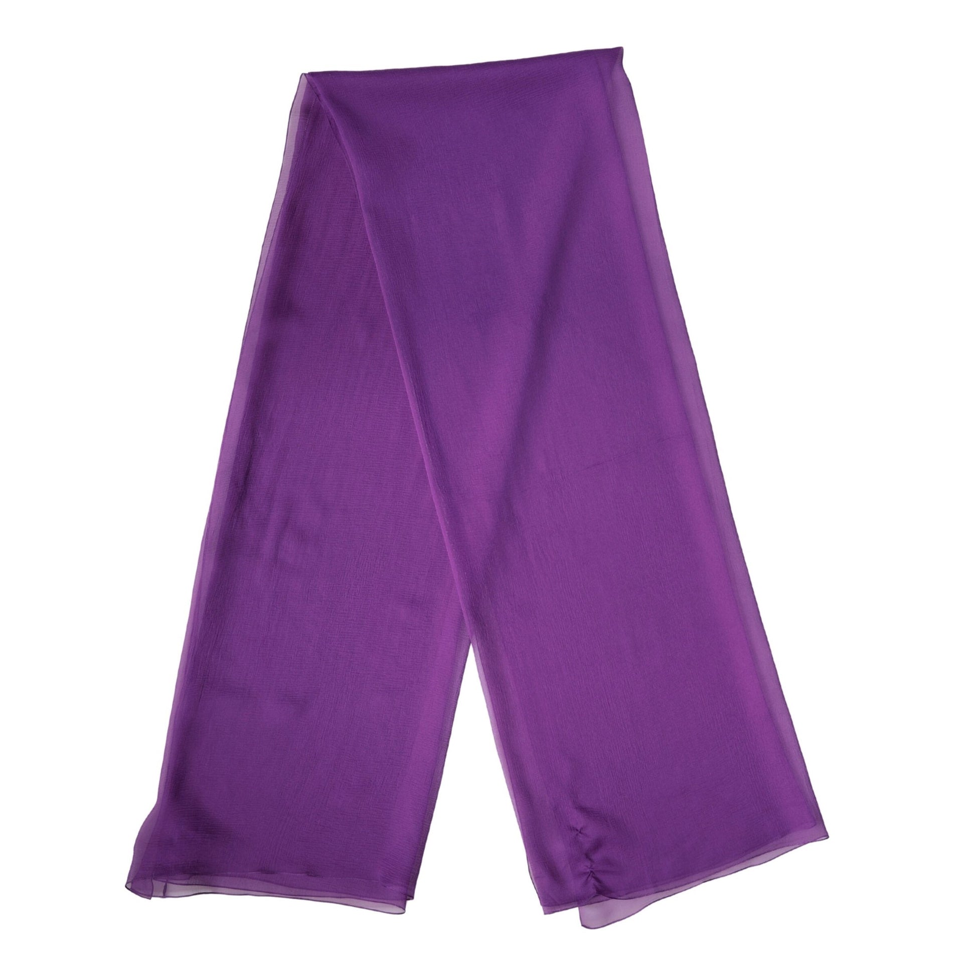 Dolce & Gabbana Purple Silk Neck Wrap Shawl Stole 200cm x 134cm Scarf