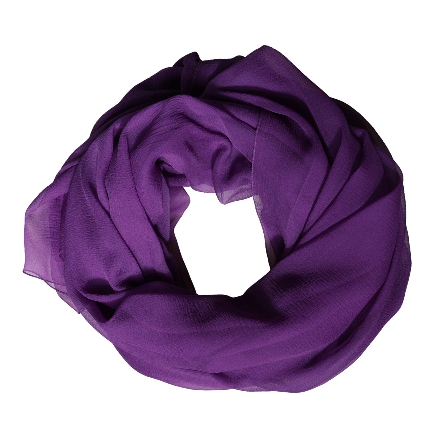 Dolce & Gabbana Purple Silk Neck Wrap Shawl Stole 200cm x 134cm Scarf