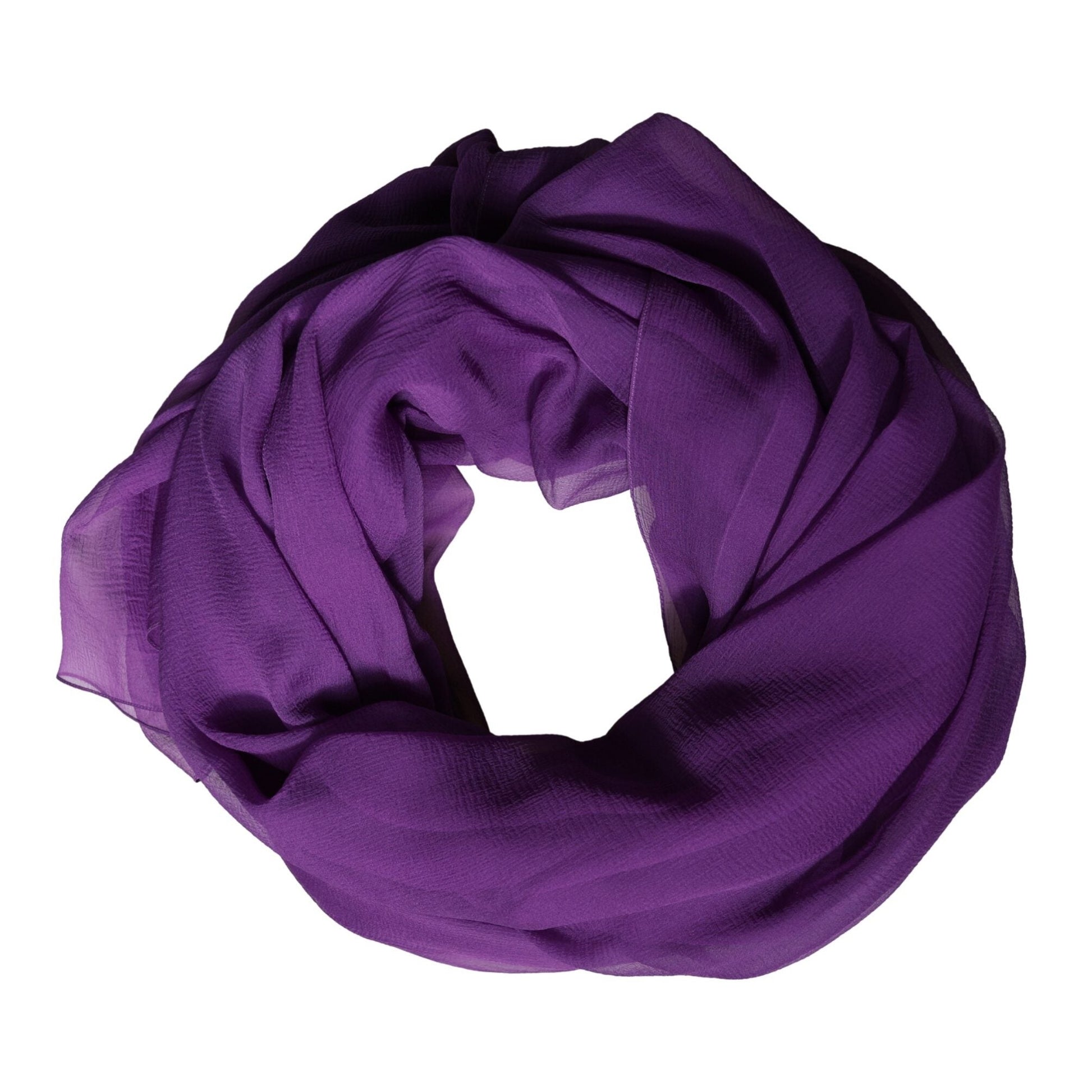 Dolce & Gabbana Purple Silk Neck Wrap Shawl Stole 200cm x 134cm Scarf