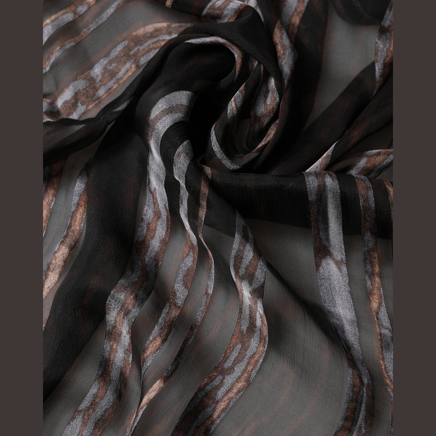 Dolce & Gabbana Black Stripes Silk Wrap Shawl Stole 193cm x 131cm Scarf