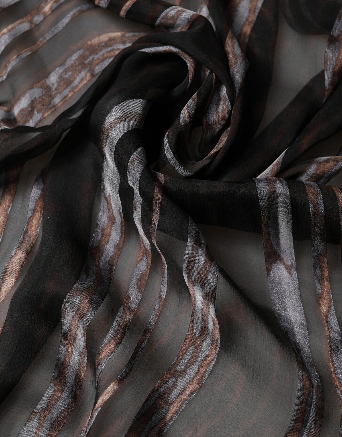 Dolce & Gabbana Black Stripes Silk Wrap Shawl Stole 193cm x 131cm Scarf - Eljoys Fashion 