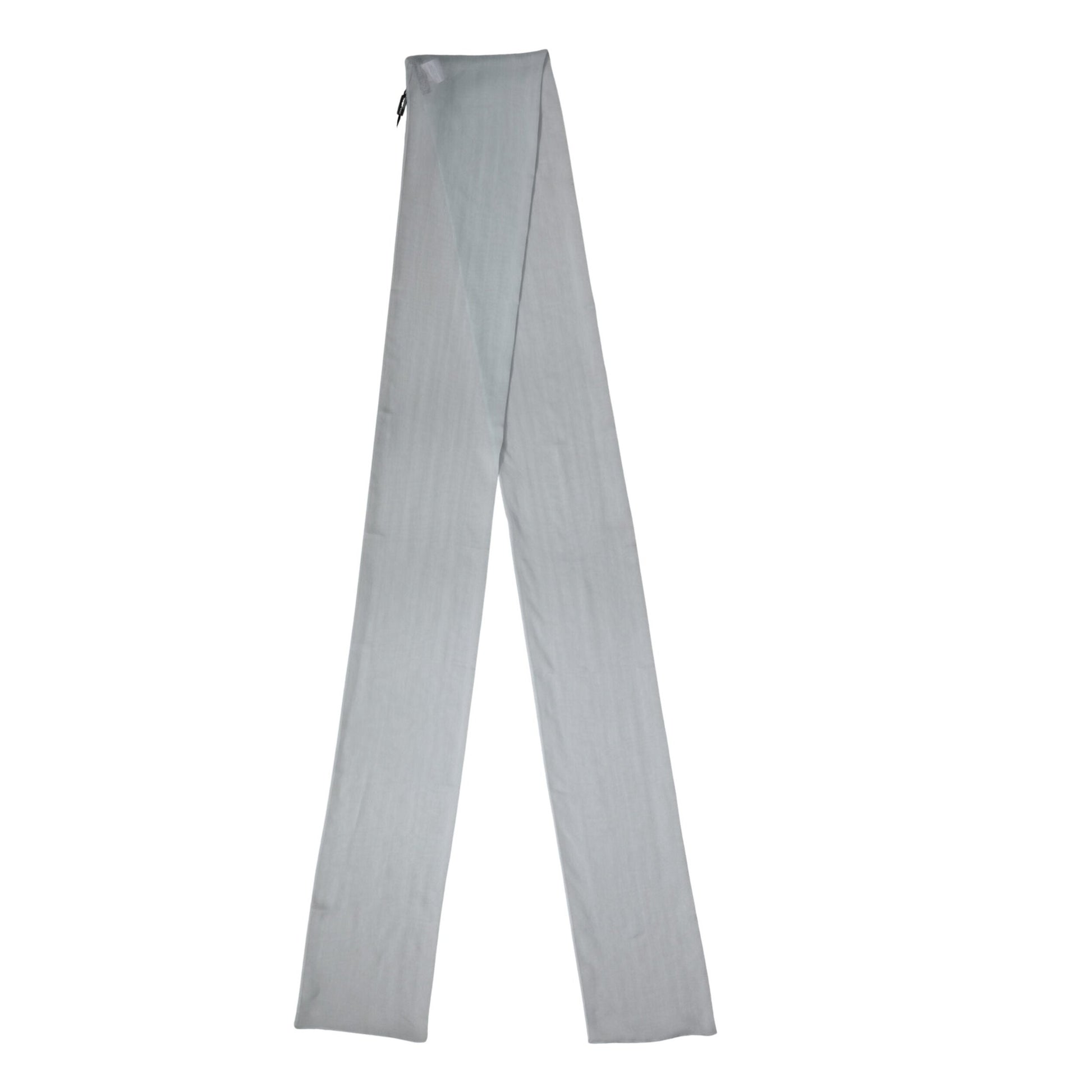 Dolce & Gabbana Light Blue Silk Sash Wrap Foulard 294.5cm x 19cm Scarf