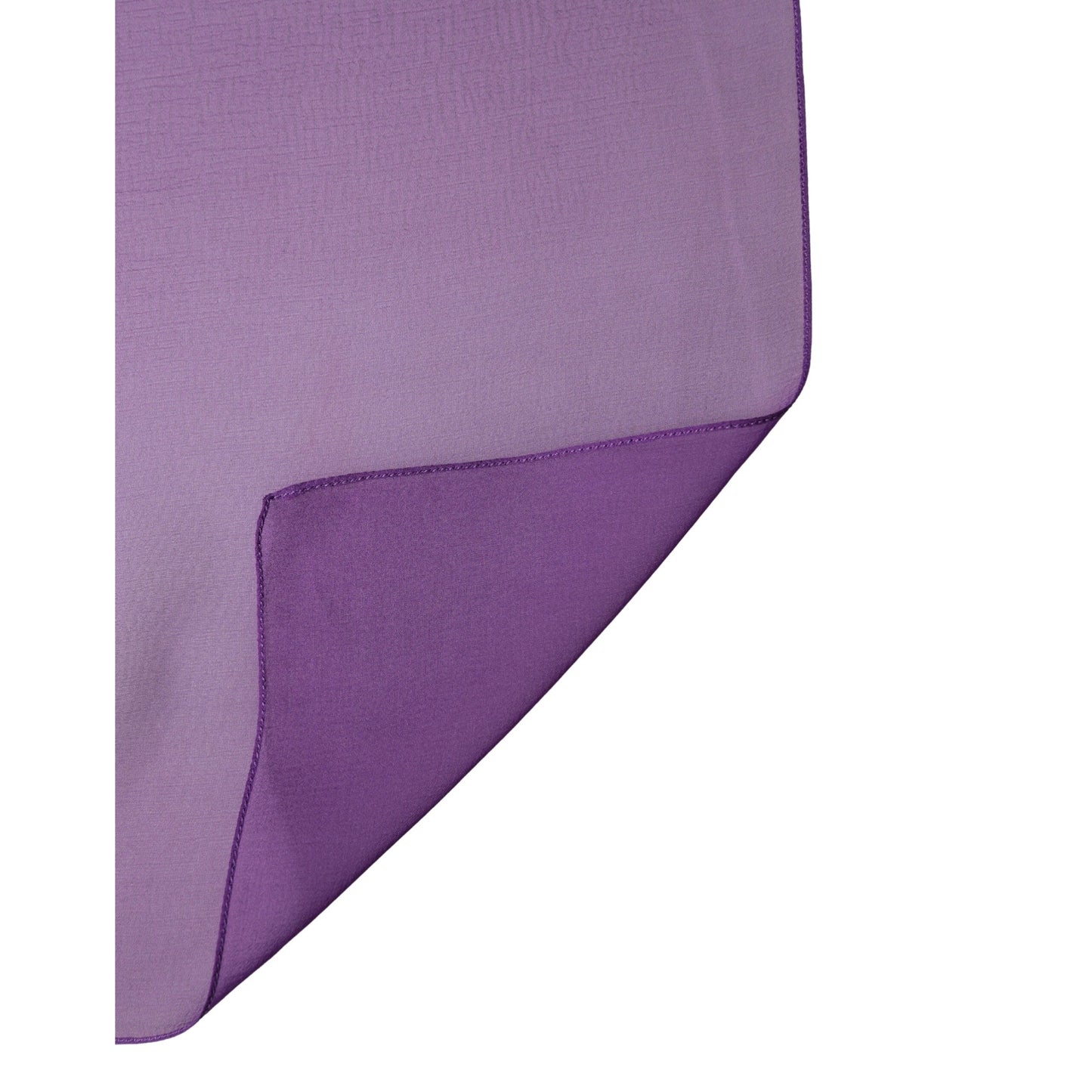 Dolce & Gabbana Purple Silk Neck Wrap Shawl Foulard 134cm x 131cm Scarf