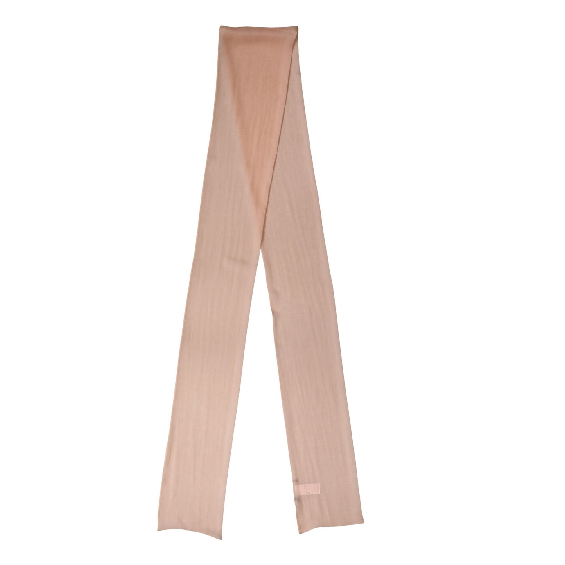 Dolce & Gabbana Light Pink Silk Sash Wrap Foulard 291cm x 19cm Scarf