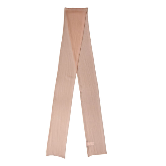 Dolce & Gabbana Light Pink Silk Sash Wrap Foulard 291cm x 19cm Scarf