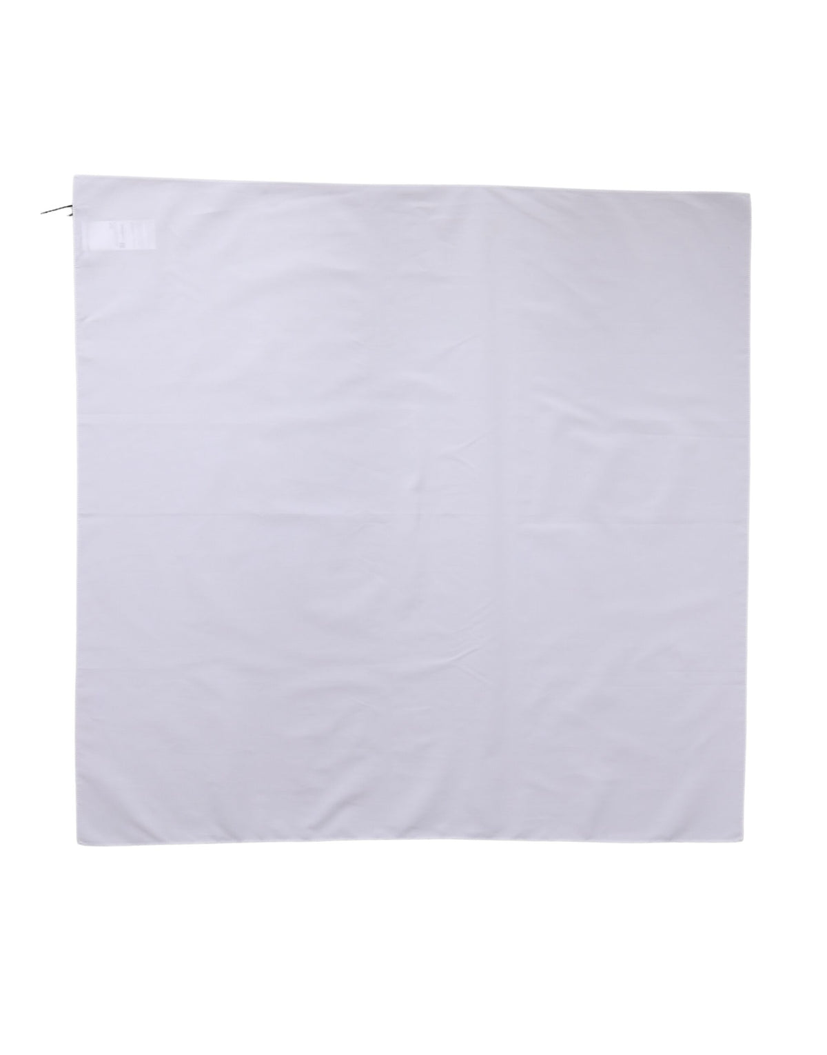 Dolce & Gabbana White Cotton Wrap Square Shawl Stole 71cm x 70cm  Scarf