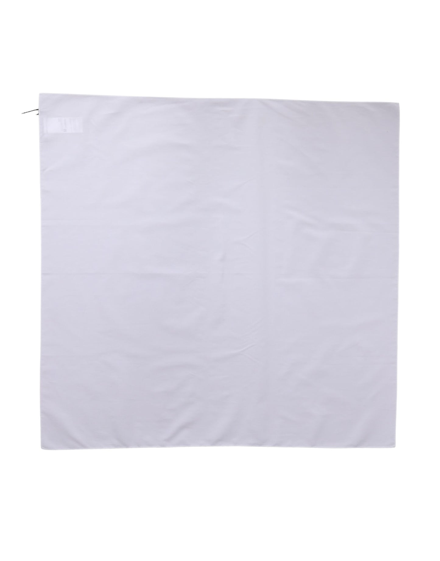 Dolce & Gabbana White Cotton Wrap Square Shawl Stole 71cm x 70cm Scarf