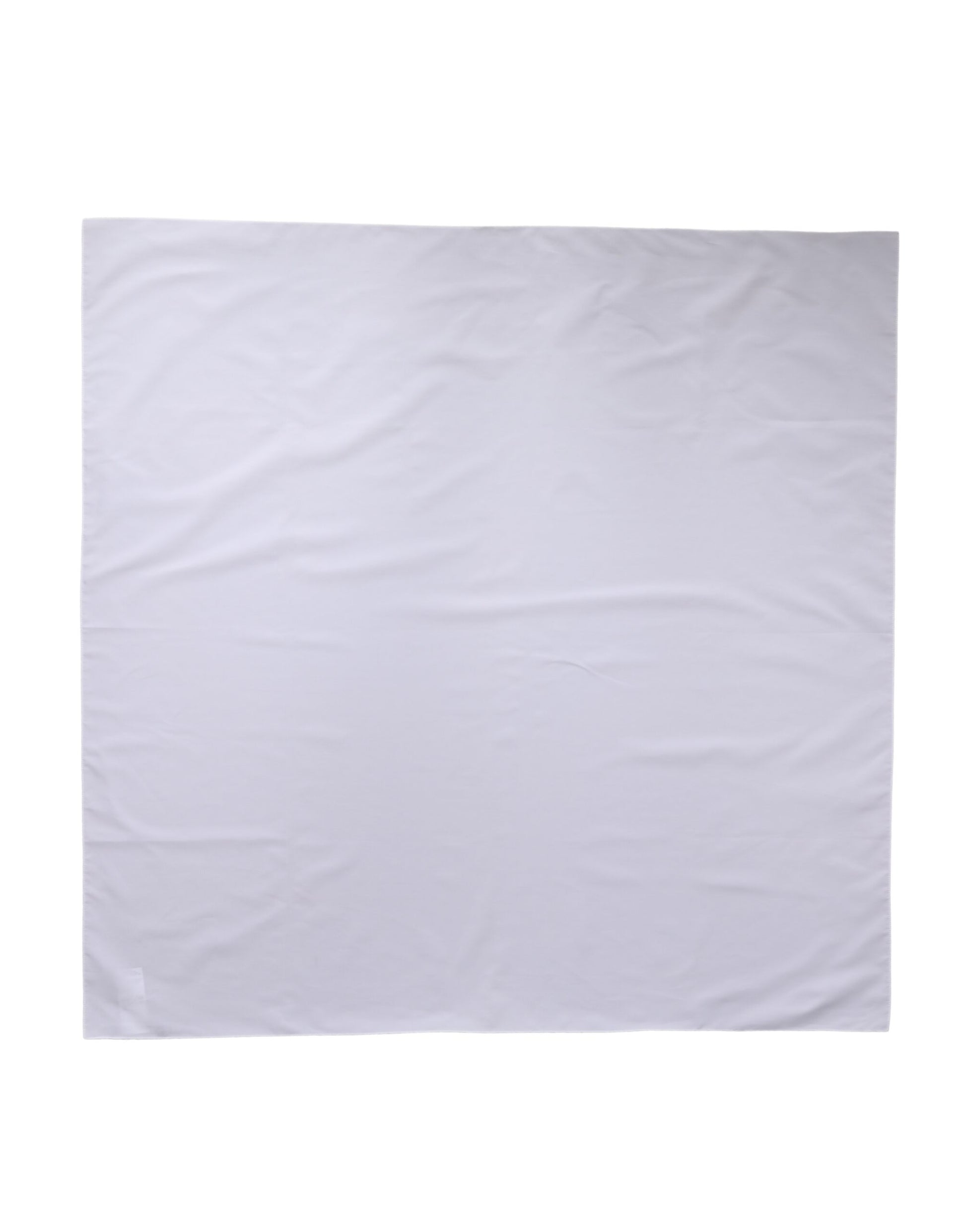 Dolce & Gabbana White Cotton Wrap Square Shawl Stole 91cm x 90cm Scarf