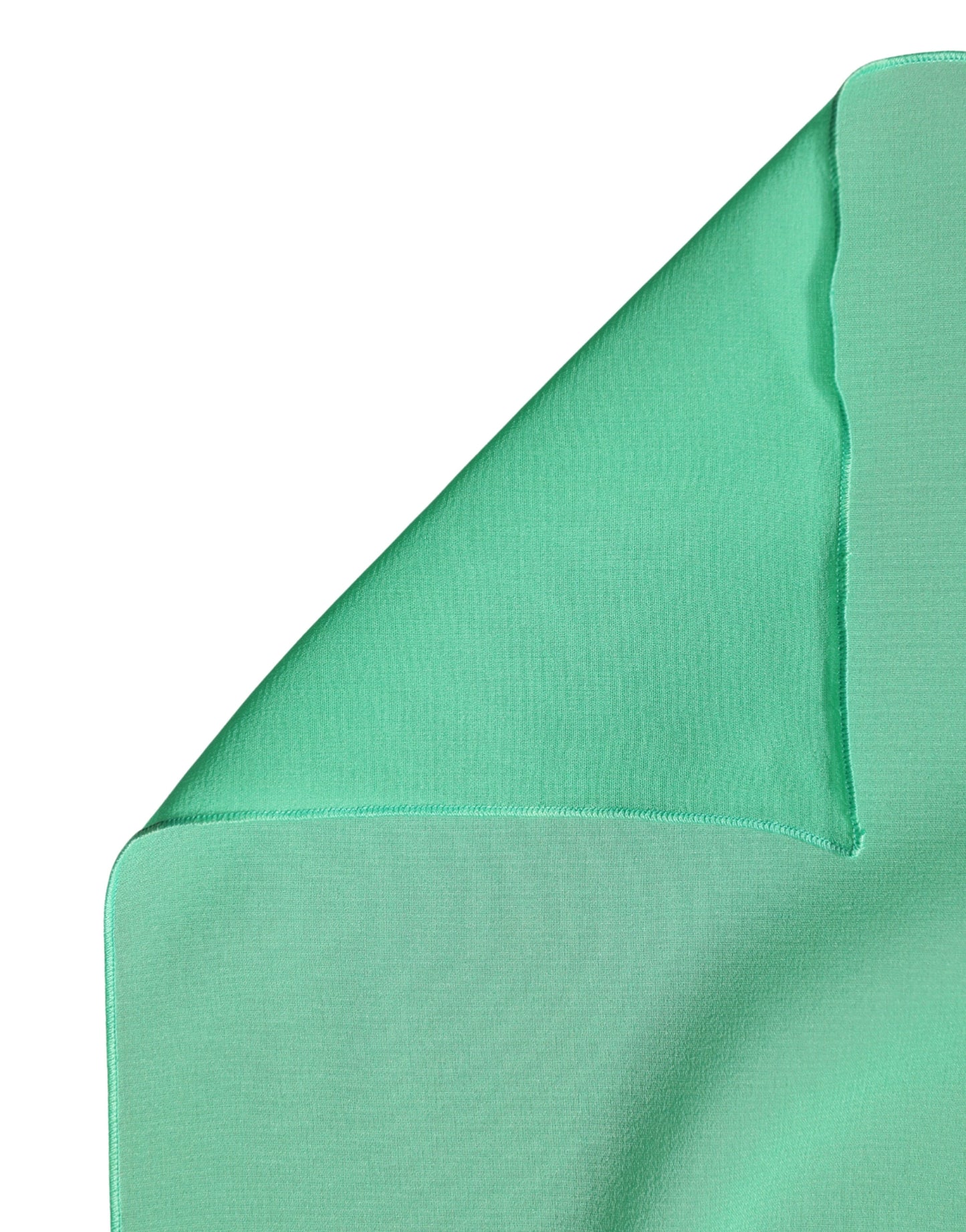 Dolce & Gabbana Green Silk Neck Wrap Shawl Stole 200cm x 64cm Scarf