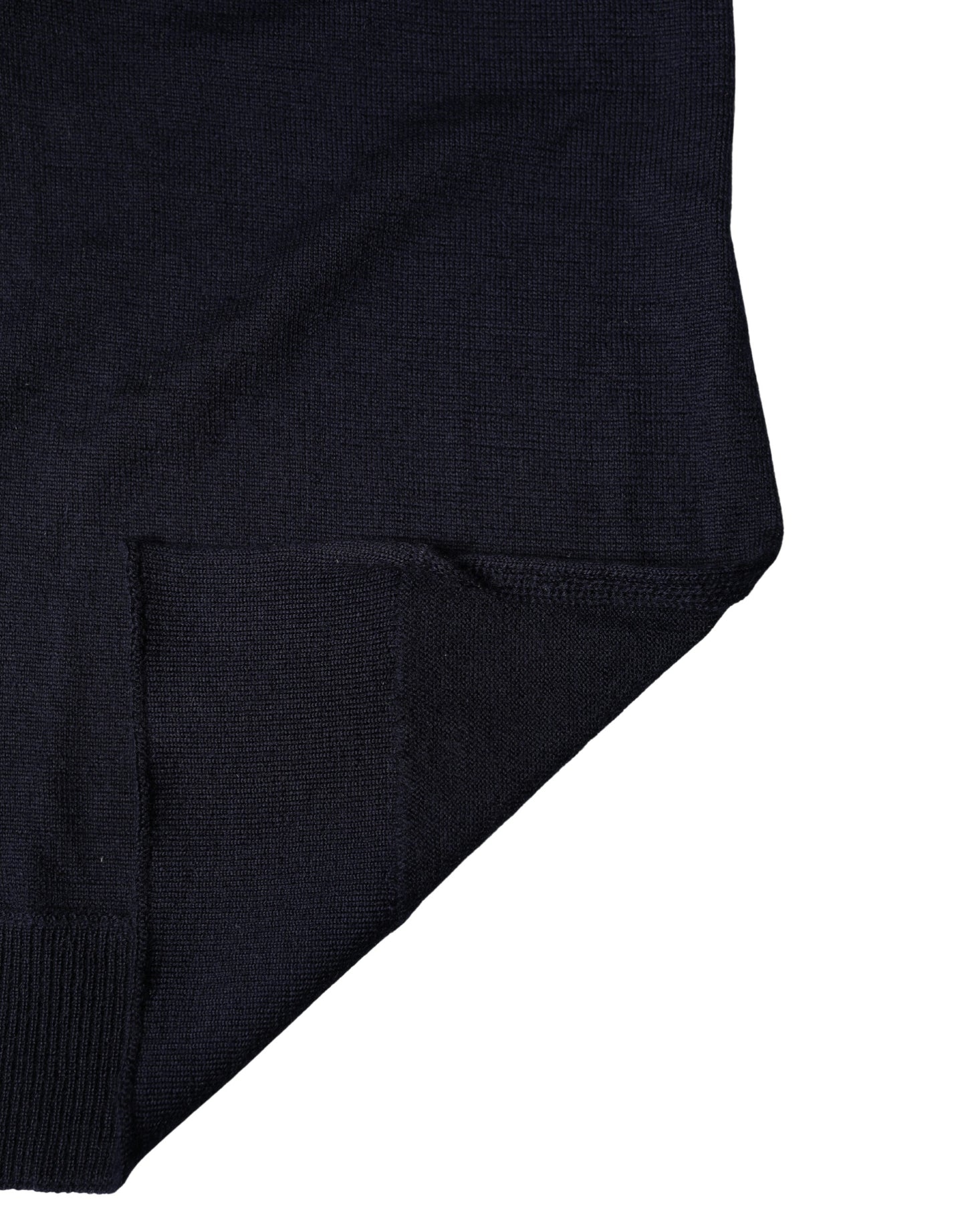 Dolce & Gabbana Black Wool Knitted Shawl Neck Wrap 200cm x 25cm Scarf