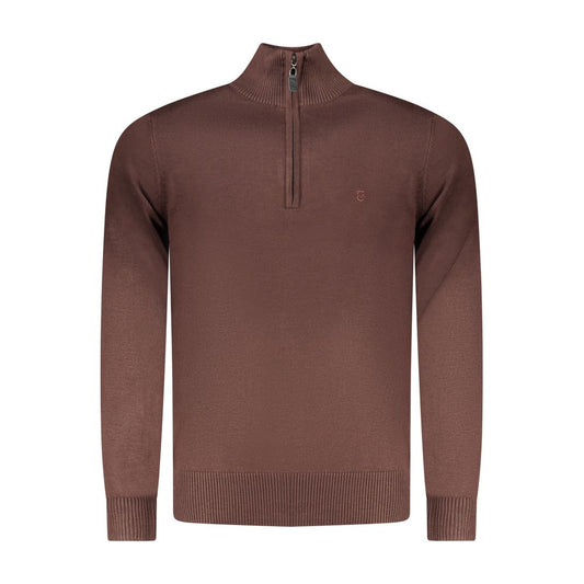 Coveri Moving Marrone Viscosa Mens Sweater Coveri Moving