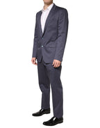 Dolce & Gabbana Blue Single Breasted MARTINI 2 Piece Suit - Eljoys Fashion 