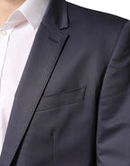 Dolce & Gabbana Blue Single Breasted MARTINI 2 Piece Suit - Eljoys Fashion 