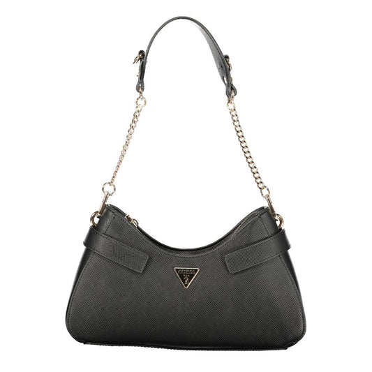 Guess Jeans Black Polyurethane Women's Handbag Guess Jeans