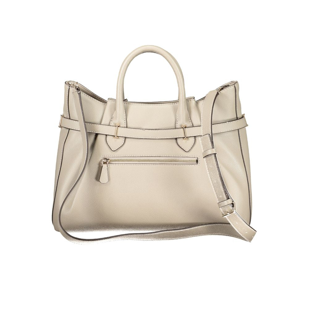 Guess Jeans Beige Polyurethane Women's Handbag Guess Jeans