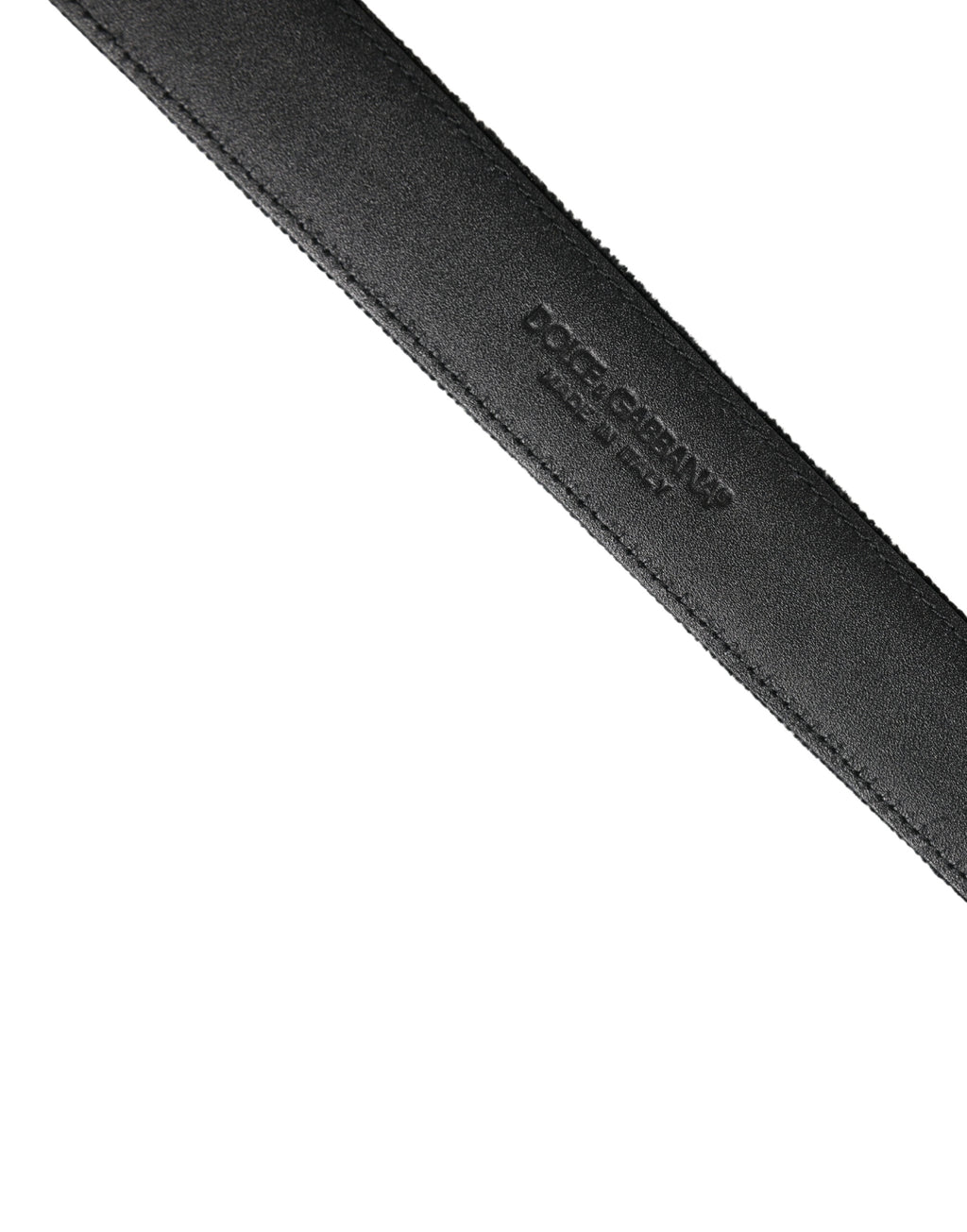 Dolce & Gabbana Black Suede Silver Tone Metal Buckle Men Belt - Eljoys Fashion 