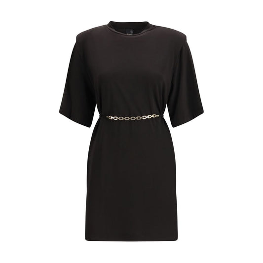 PINKO Black Acetate Casual Dress PINKO