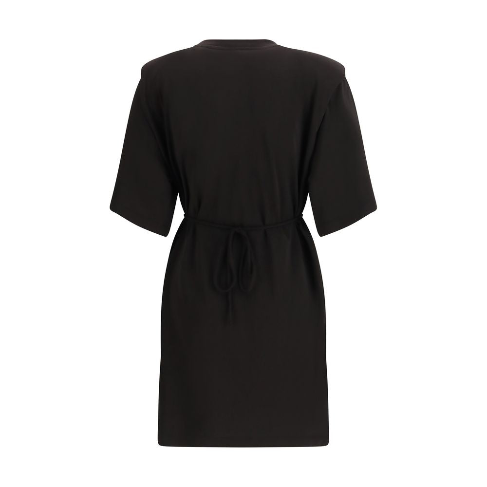 PINKO Black Acetate Casual Dress PINKO