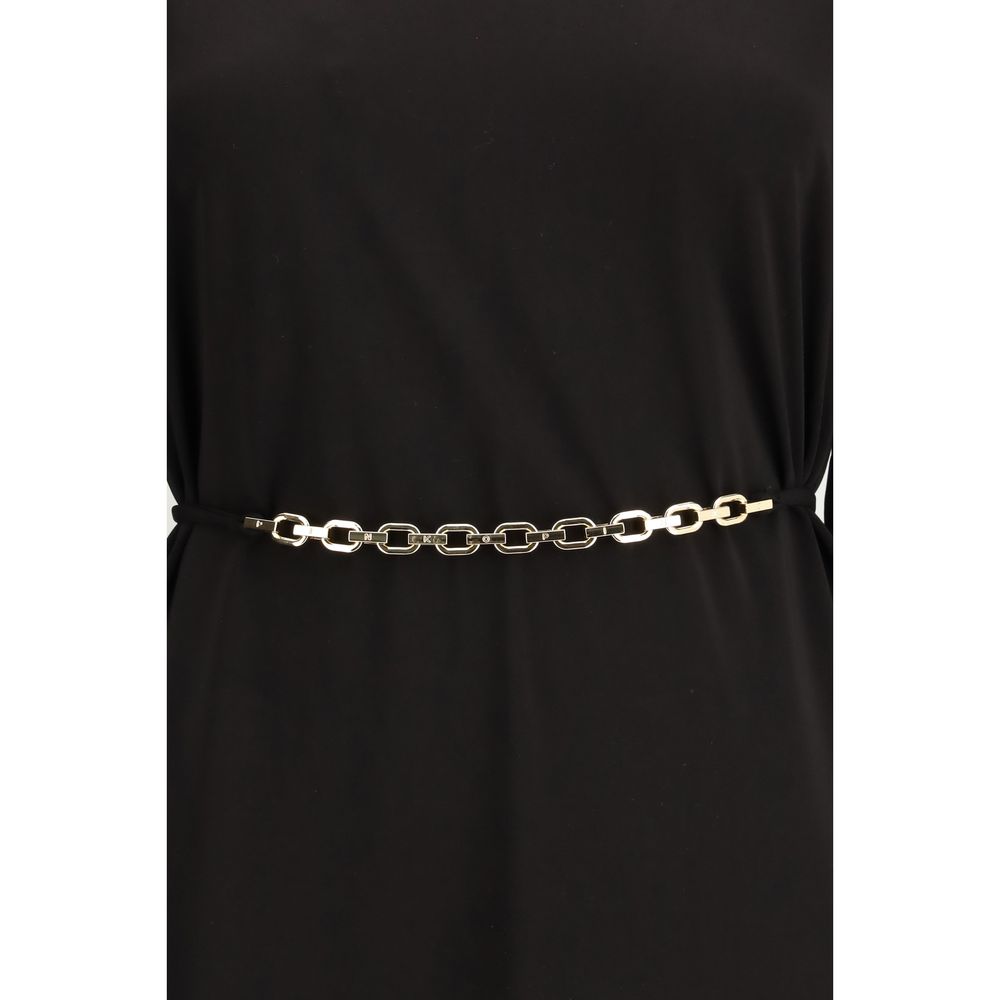 PINKO Black Acetate Casual Dress PINKO