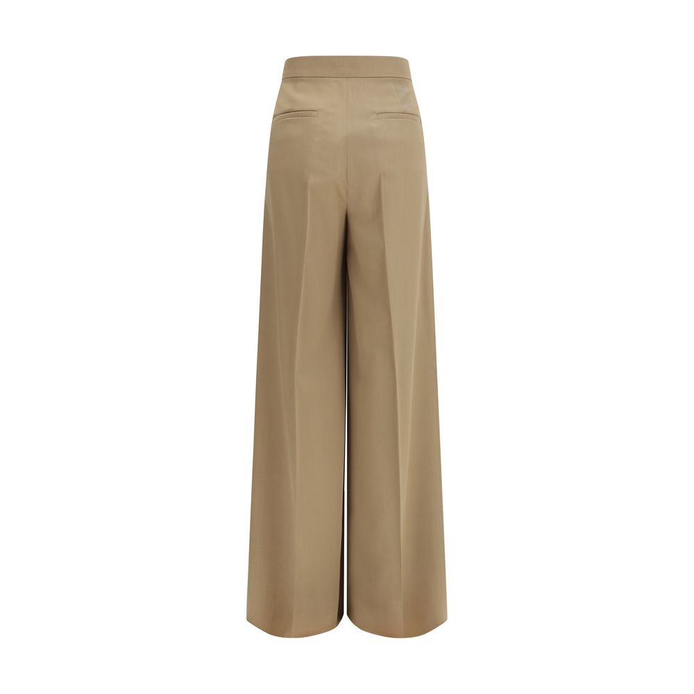 Max Mara Beige Wool Oves Aries Pants - Eljoys Fashion 