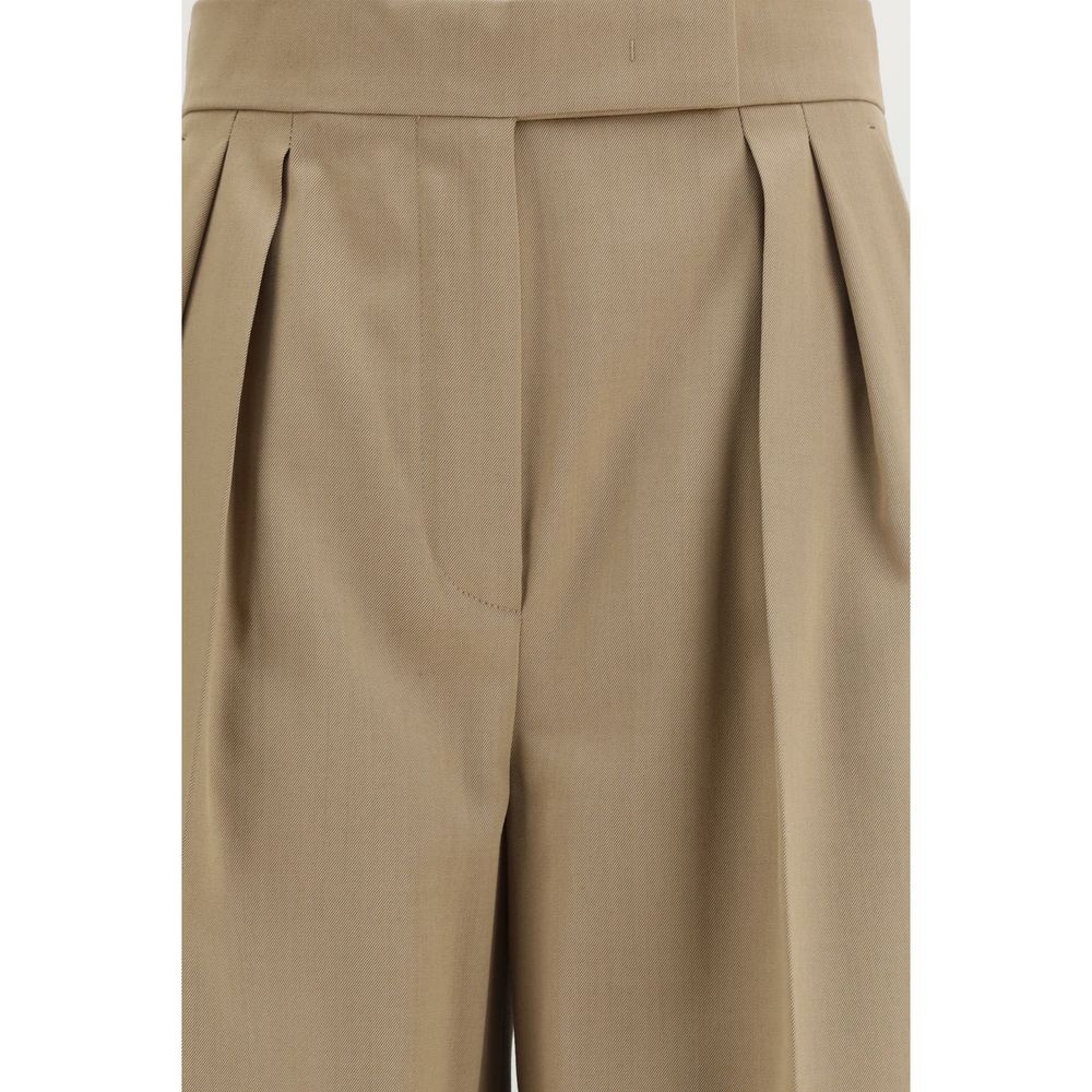 Max Mara Beige Wool Oves Aries Pants - Eljoys Fashion 