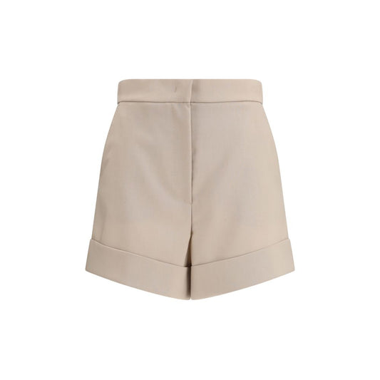 Max Mara Bicolor Fleece Wool Bermuda Shorts Max Mara