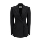 Max Mara Black Wool Oves Aries Blazer