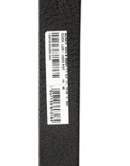 Dolce & Gabbana Black Leather Silver Chain Waist Men Belt - Eljoys Fashion 