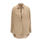 Salvatore Santoro Beige Lamb Ovis Aries Aries Shirt Salvatore Santoro