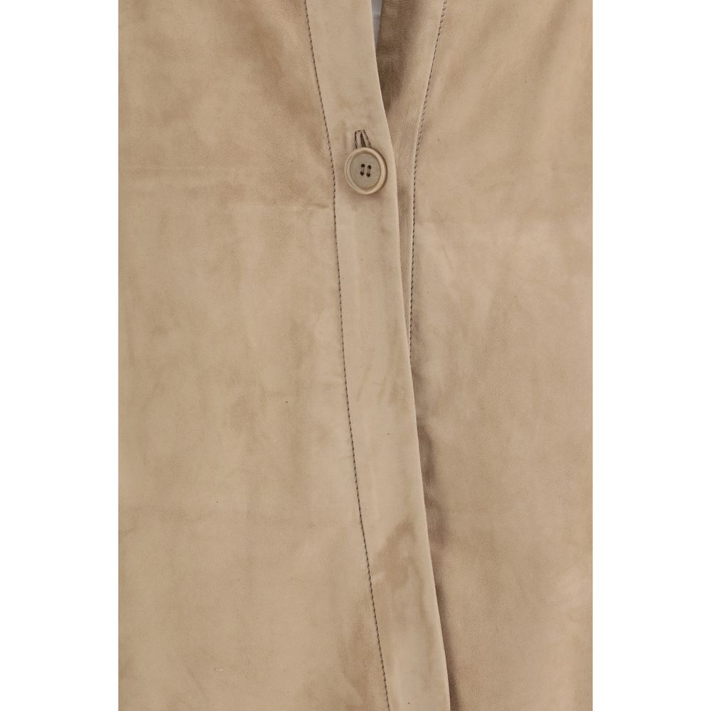 Salvatore Santoro Beige Lamb Ovis Aries Aries Shirt Salvatore Santoro