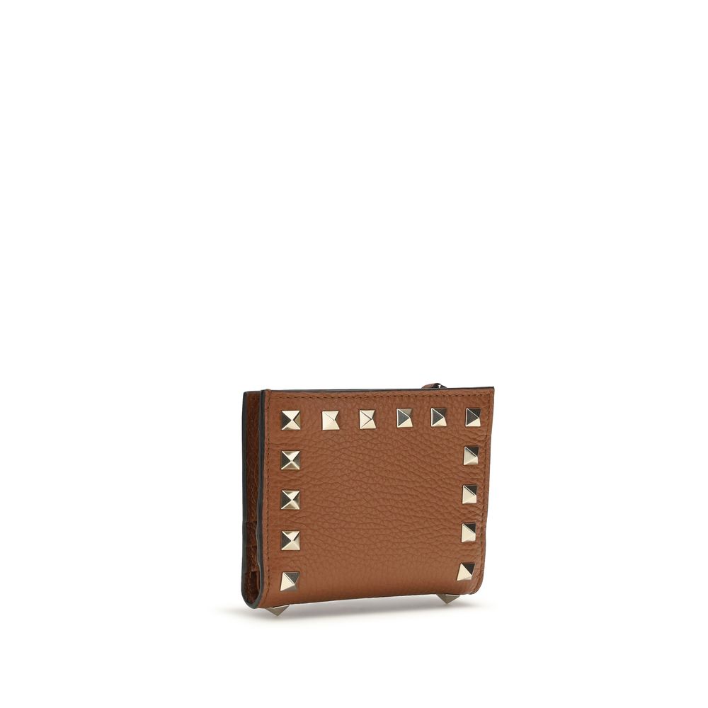 Valentino Garavani Brown Lamb Ovis Aries Aries Wallet Valentino Garavani