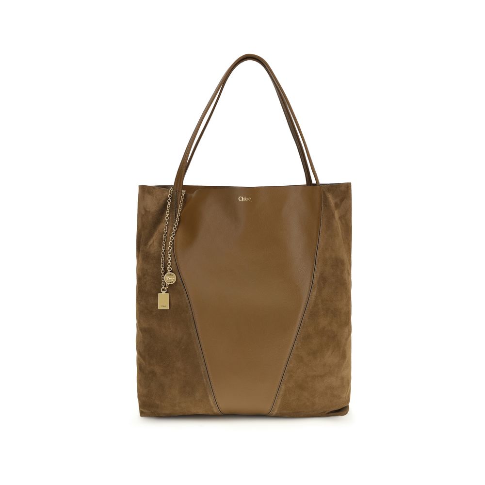 Chloé Brown Calf Leather Bos Taurus Shoulder Bag Chloé