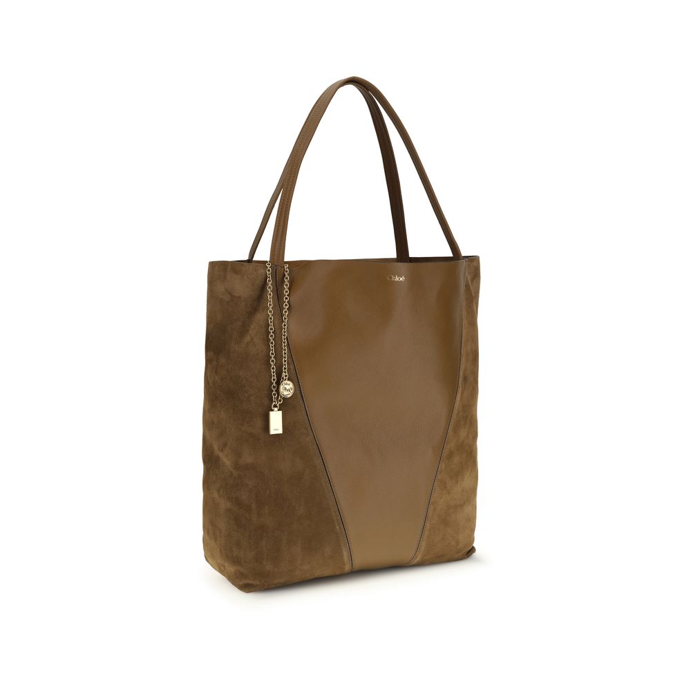 Chloé Brown Calf Leather Bos Taurus Shoulder Bag Chloé