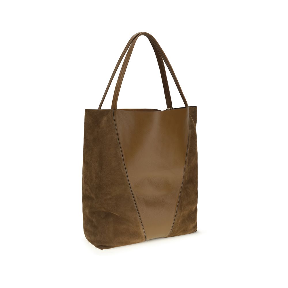 Chloé Brown Calf Leather Bos Taurus Shoulder Bag Chloé