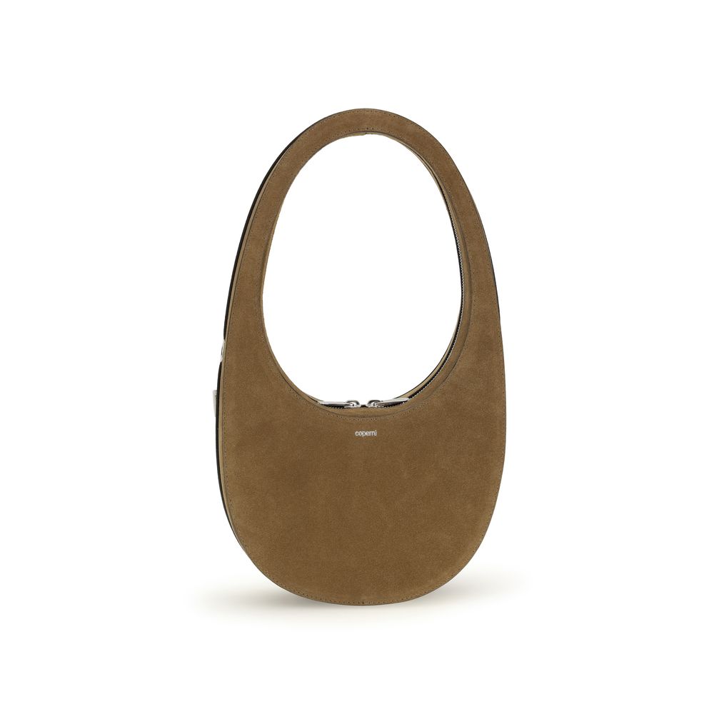Coperni Brown Calf Leather Bos Taurus Shoulder Bag Coperni