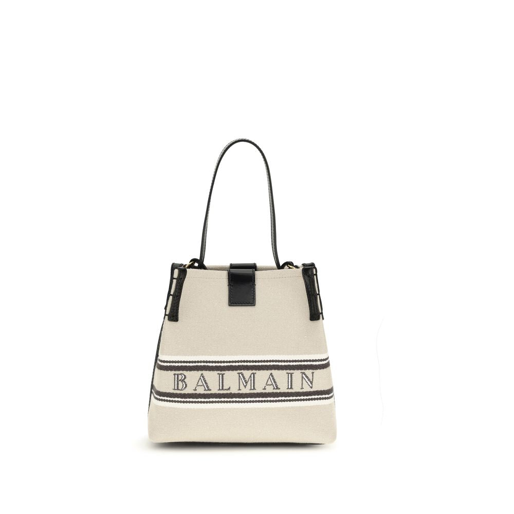 Balmain Beige Cotton Shoulder Bag Balmain