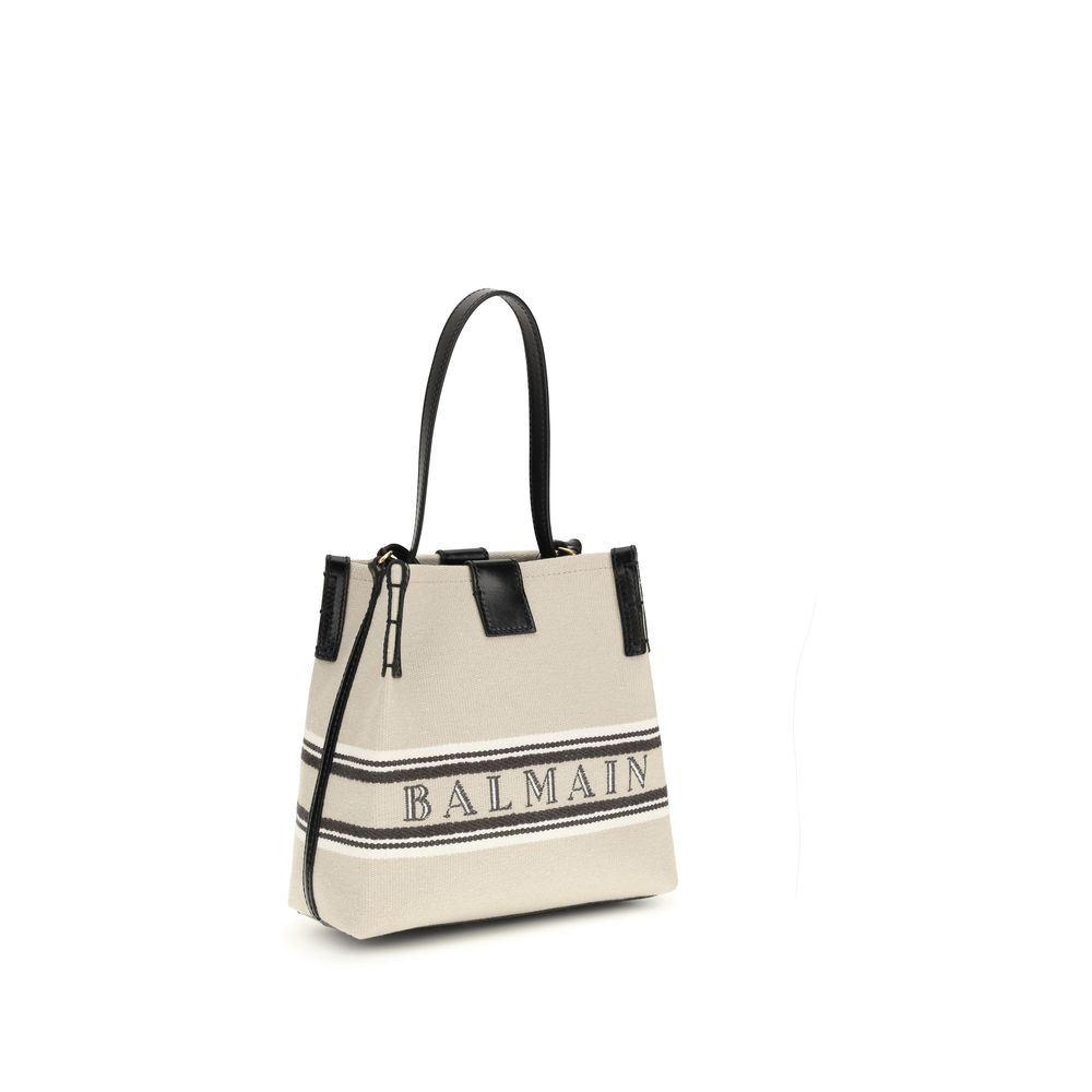 Balmain Beige Cotton Shoulder Bag Balmain