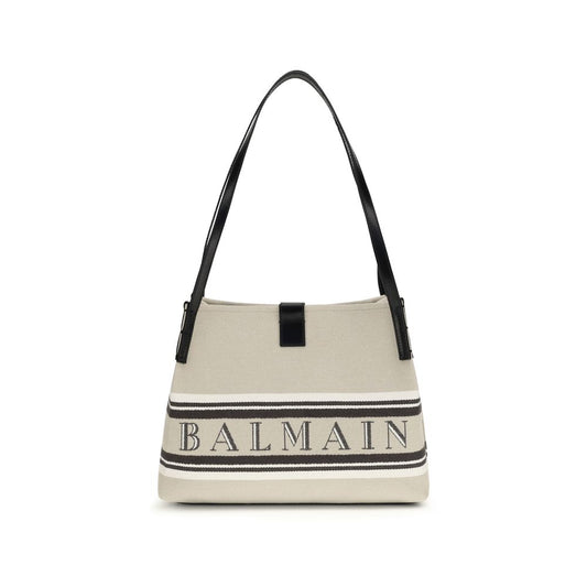 Balmain Beige Cotton Shoulder Bag Balmain