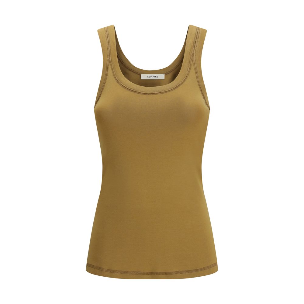 Lemaire Brown Cotton Tank Tops Lemaire