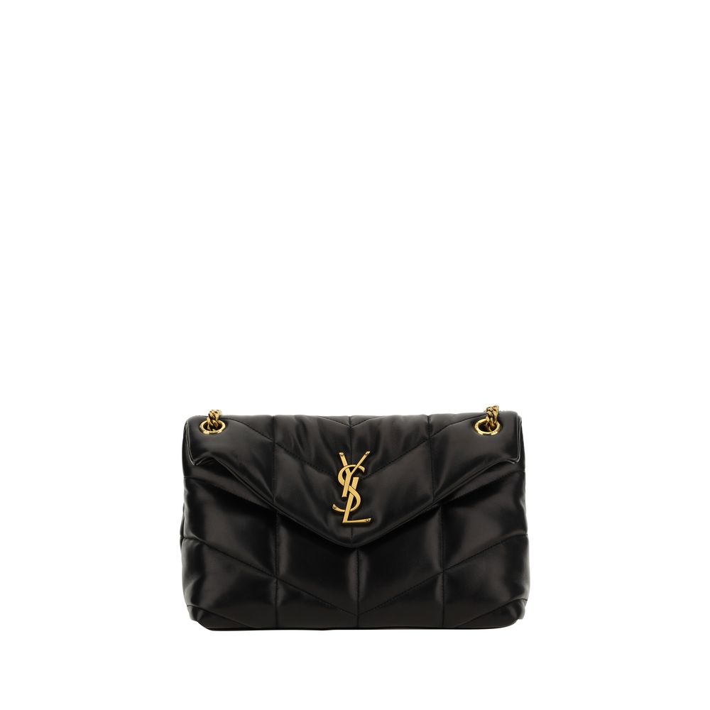 Saint Laurent Black Lamb Ovis Aries Aries Shoulder Bag Saint Laurent