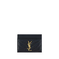 Saint Laurent Black Lamb Ovis Aries Aries Wallet