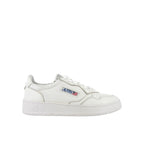 Autry White Leather Low Top Sneakers