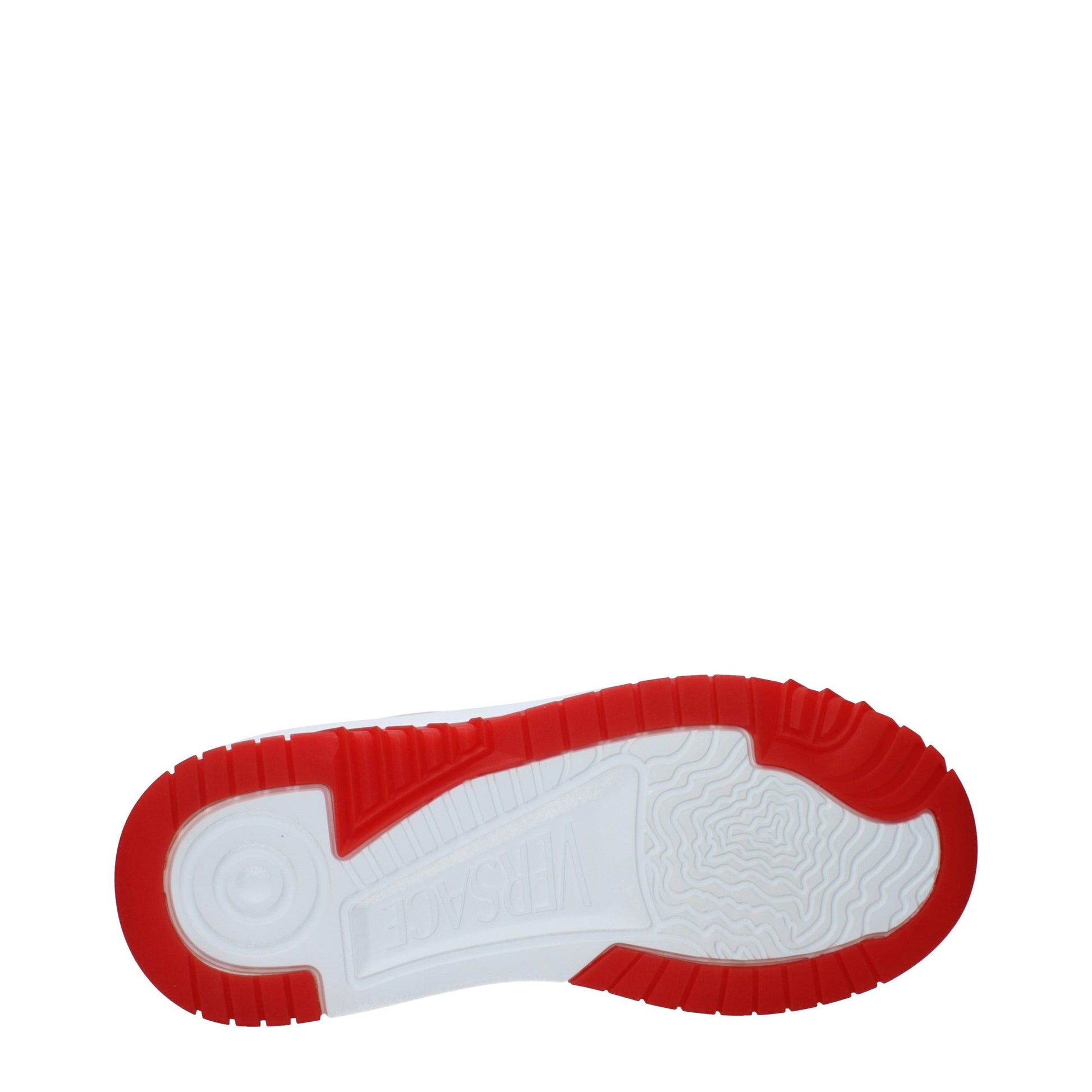 Versace White Leather Athletic Sneakers Versace
