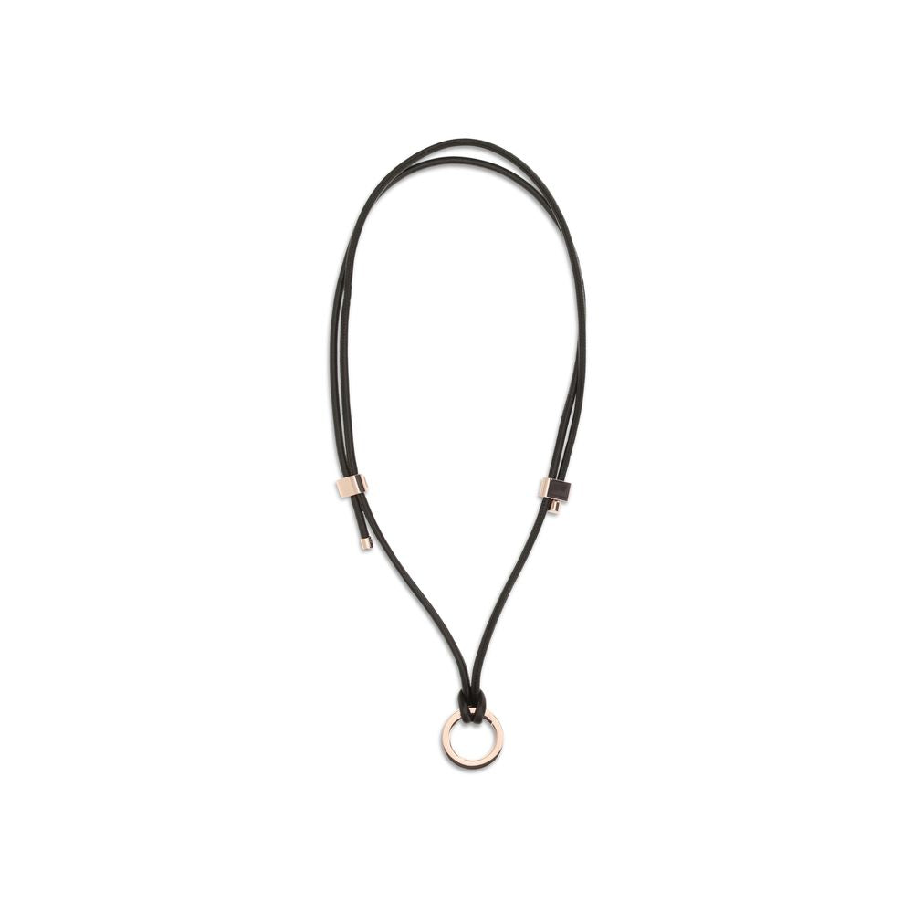 Brunello Cucinelli Brown Calf Leather Bos Taurus Keychain Brunello Cucinelli