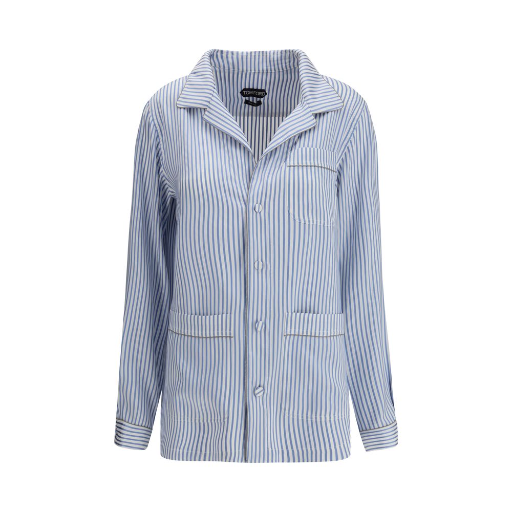 Tom Ford Multicolor Silk Top Sleepwear