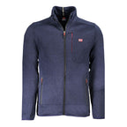 Norway 1963 men's blue polyester sweatshirt with a comfortable fit and simple design, suitable for casual wear.